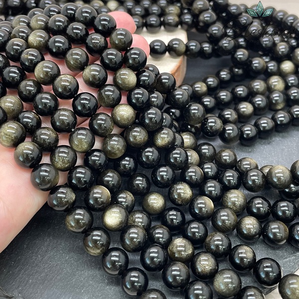 Обсидиан золотистый 10 мм АА