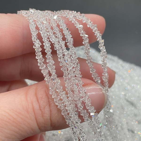 3 мм, Стекло Lux, треугольник, цвет прозрачный