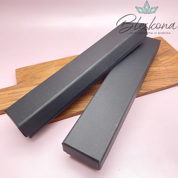 Коробка Черная черная подложка 21*4*2 см