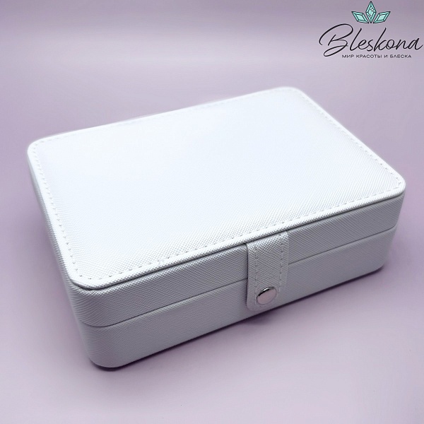 Шкатулка для украшений белый 11*15,5 см
