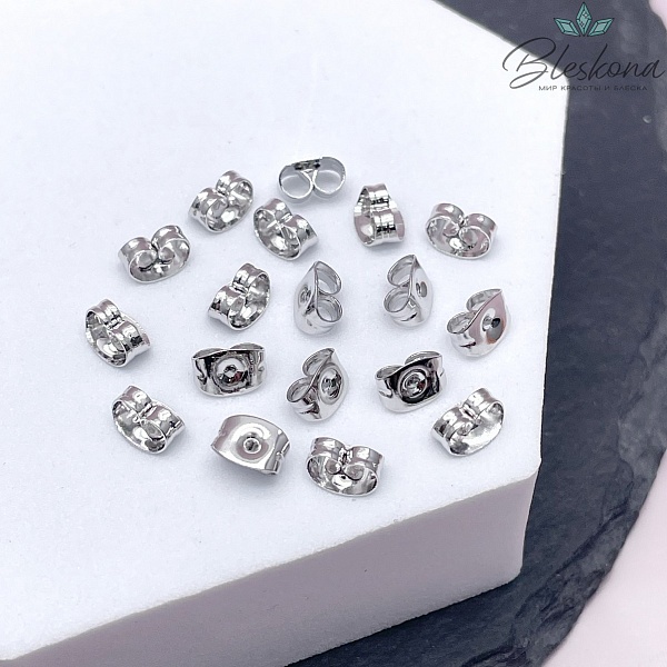 6*4,5мм Цвет серебро, Заглушки 