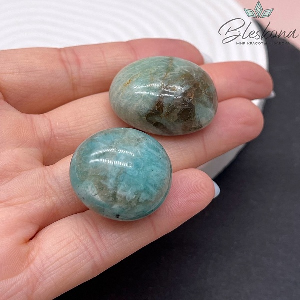 Амазонит галтовка 23-30 мм