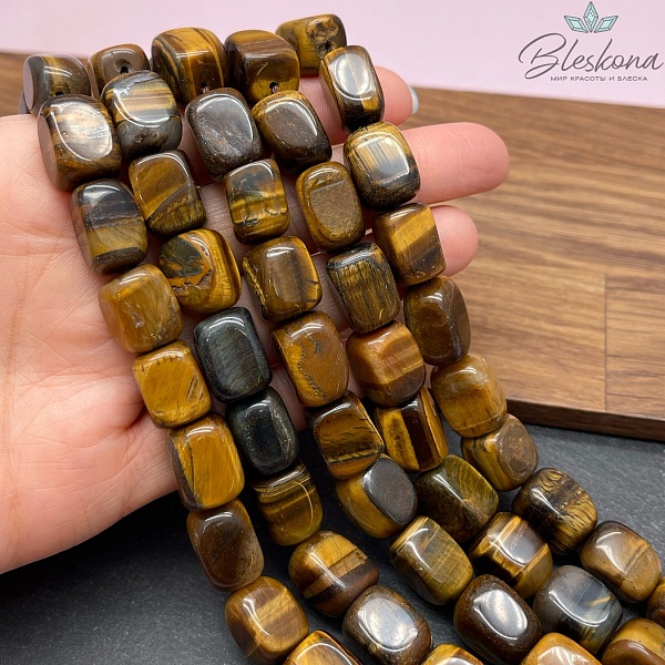 Тигровый глаз прямоугольник фриформ 15*11 мм