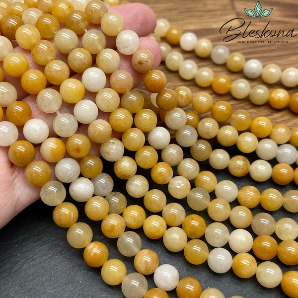 Авантюрин коричневый 8 мм №1 