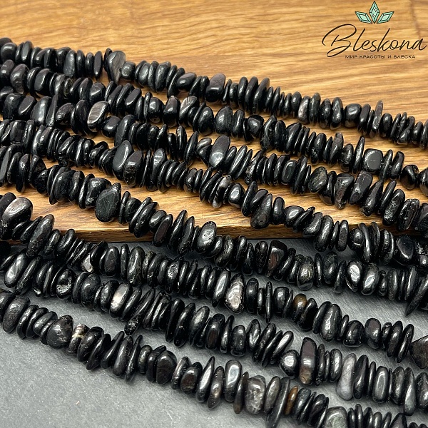 Гиперстен сколы шлифованные (2-4)*(6-12) мм