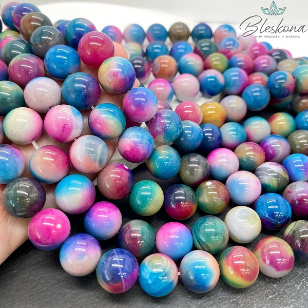 Агат с узором №17 14 мм