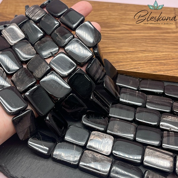 21*14 мм Гиперстен прямоугольник 