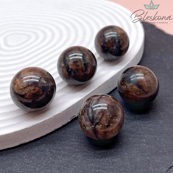 Хиастолит шар 29-30 мм