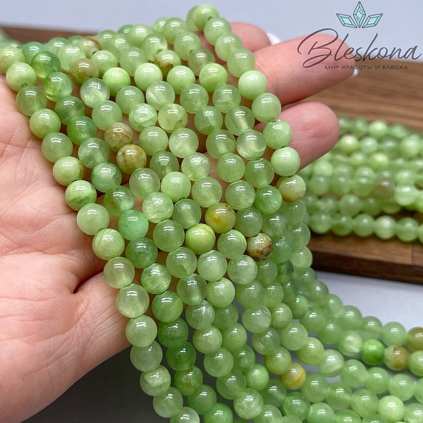 Оникс зеленый шар 6 мм 