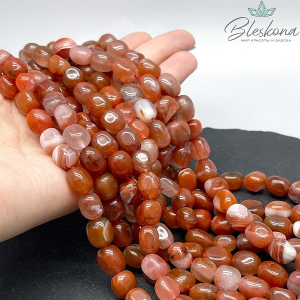 Агат галтовка №2 (10-13)*(8-10) мм 