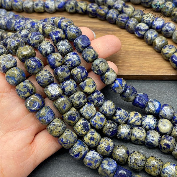 Лазурит Суфси куб фриформ 9-10 мм