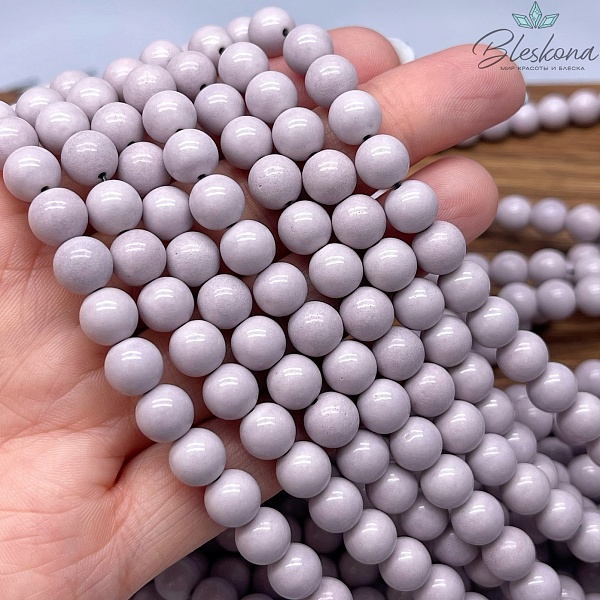 Агат фиолетовый ( имитация) 8 мм