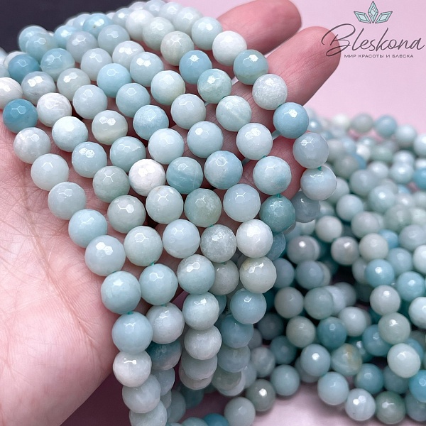 Амазонит огранка 8,5 мм