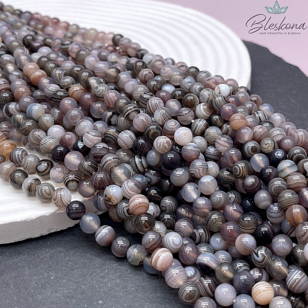 Агат Ботсвана №2 6 мм