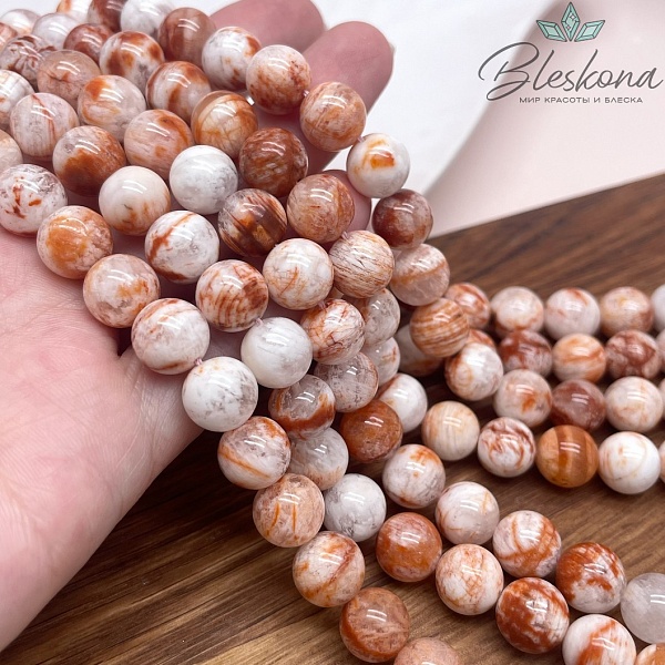  Кварц Фантомный снежный №1 10 мм