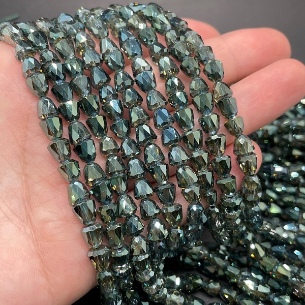 6 мм Стекло Lux, колокольчика, цвет темно- зеленый