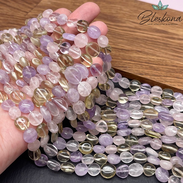 Микс кварцев галтовка (8-10)*(8-9) мм