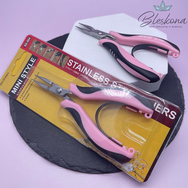 Круглогубцы Stedi SS-504 розовые