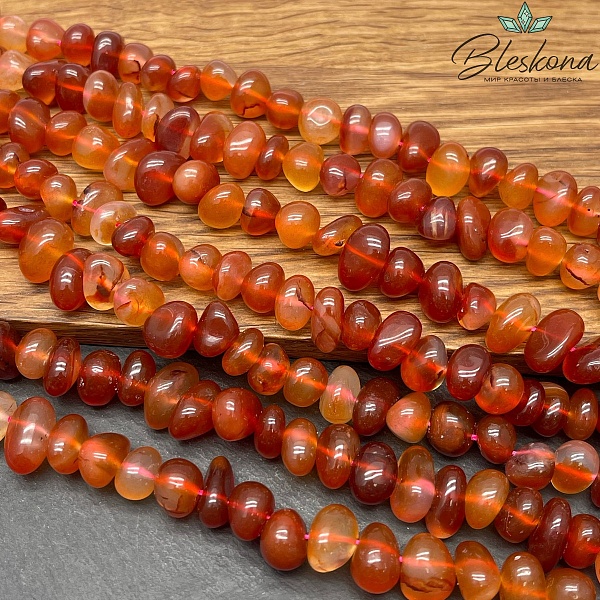 Агат галтовка  (7-9)*(10-13) мм 