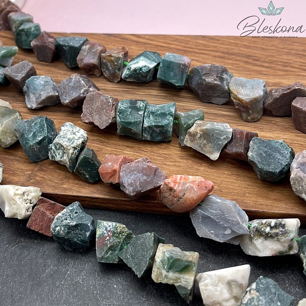 Агат индийский куски (11-19)*(9-15) мм