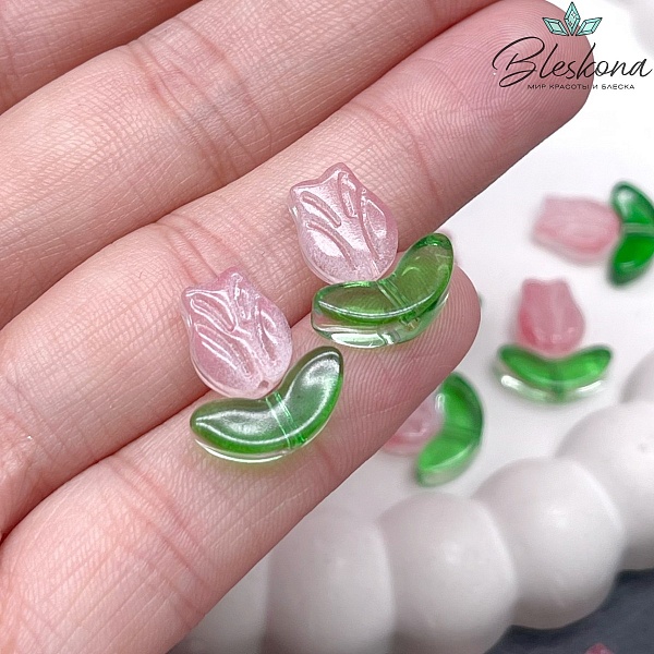 15*13 мм Бусина тюльпан №2 штучно