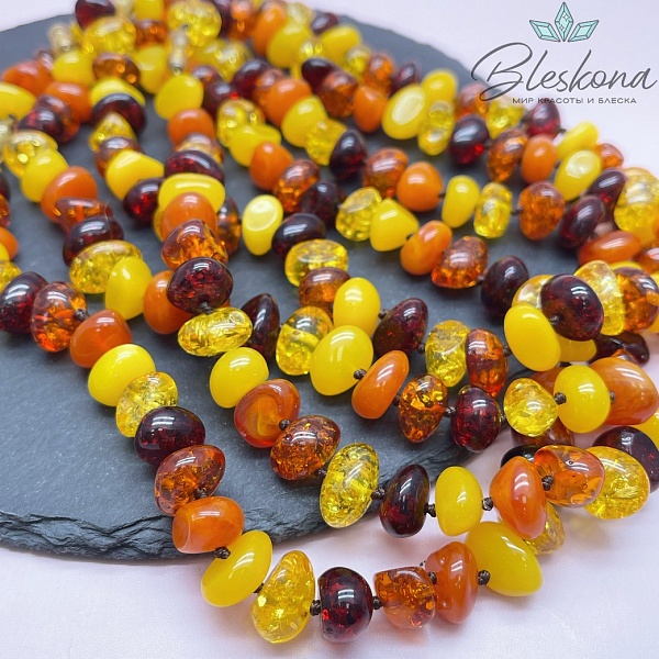 Янтарь микс фриформ №2 12-15мм