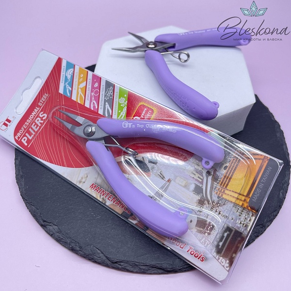 Круглогубцы GT MP-104P лавандовые