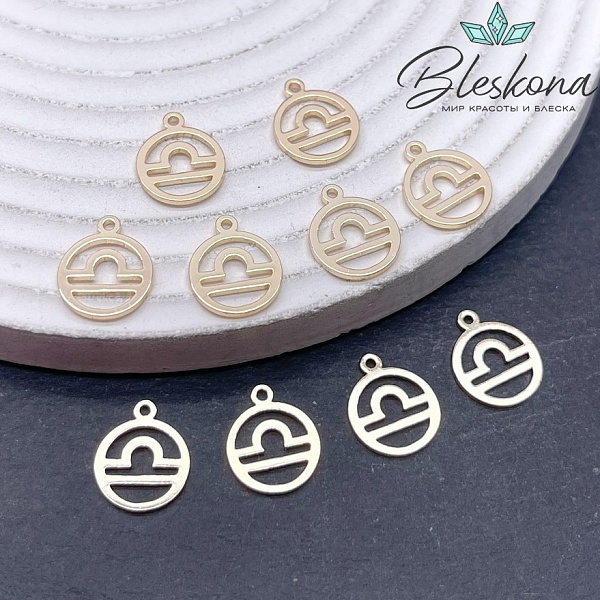 13*11 мм Цвет золото, Подвеска Весы