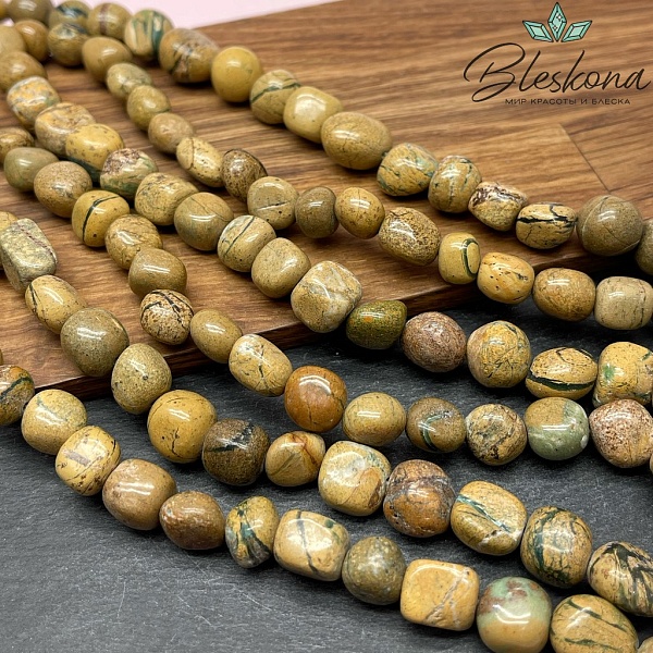 Каолинит с парагонитом галтовка (9-12)*(9-11) мм