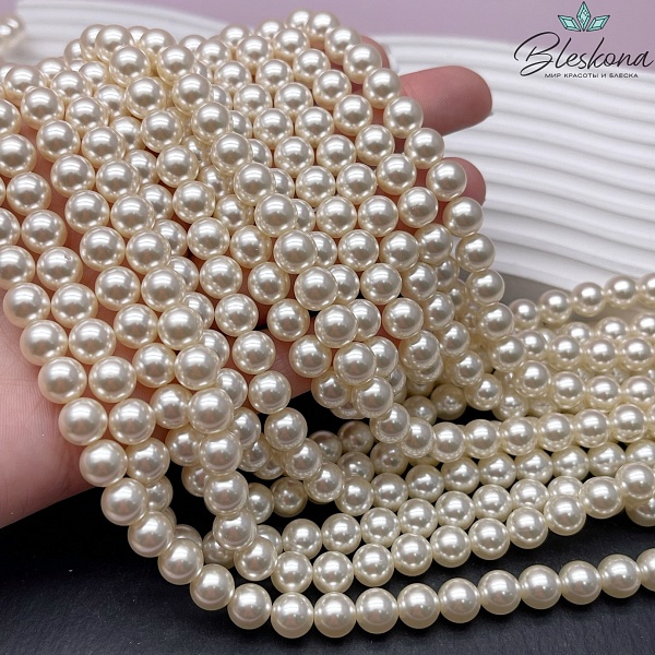 Жемчуг Майорка, цвет айвори 8 мм