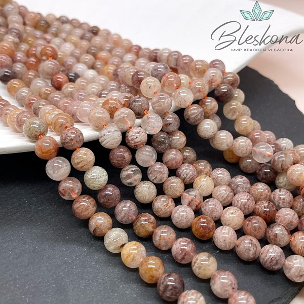  Кварц Фантомный коричневый 6,5 мм