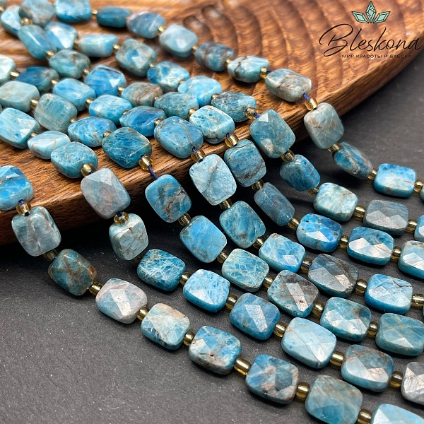 Апатит прямоугольник, огранка 10*8*4,5 мм