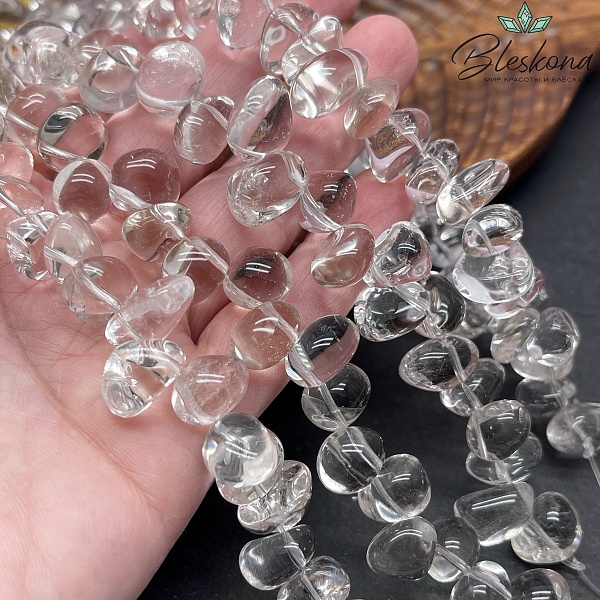 Горный хрусталь фриформ (со смещенным центром) 15-18 мм