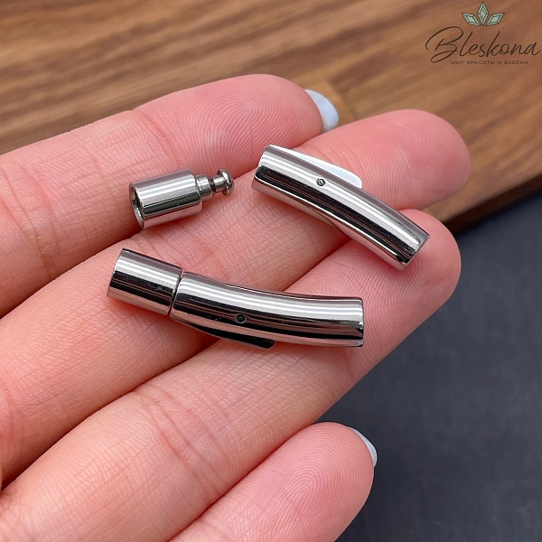 30*6 мм Цвет серебро, Замок байонет