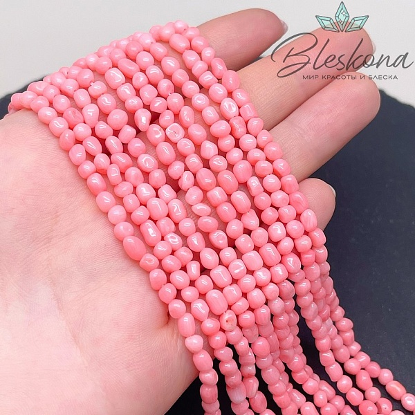 Коралл розовый фриформ (Коралловые водоросли) 3-4 мм