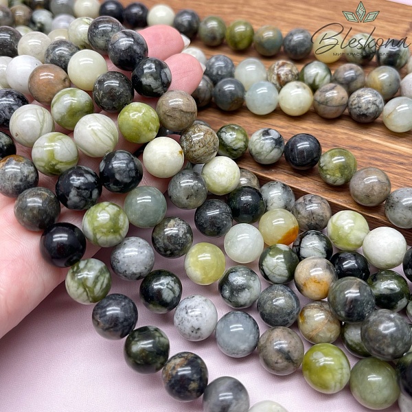 Жадеит Виноградный 12 мм