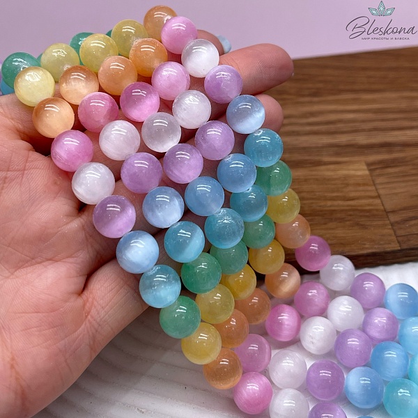 Селенит микс (тонированный) 10,5 мм №1