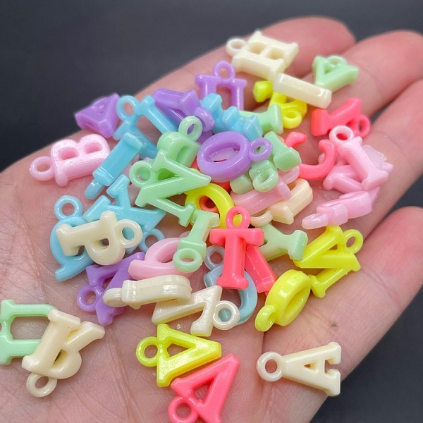 14 мм, Буквы английские  микс уп.10 гр