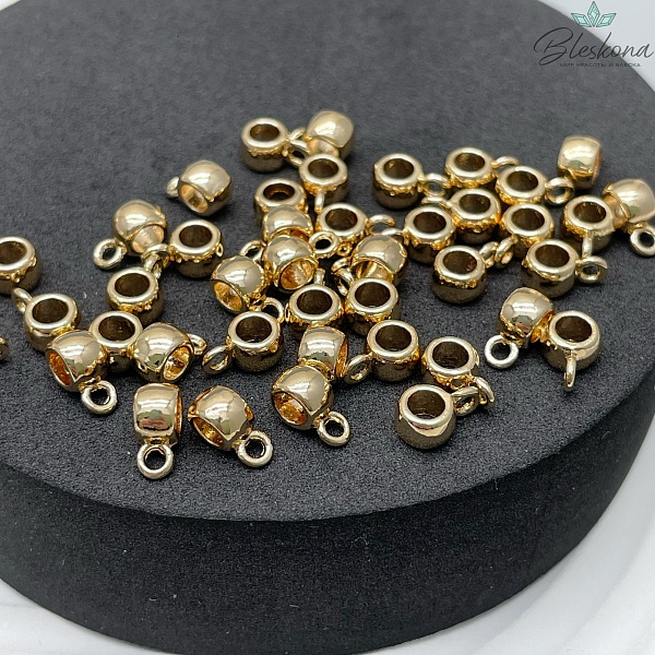 5,5*3,6 мм Цвет золото, Бейл неразъемное кольцо