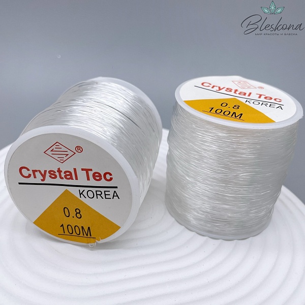 Резинка Crystal Tec 0,8 мм Большая катушка