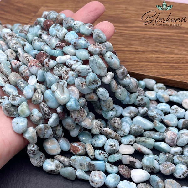 Ларимар галтовка 7-13 мм