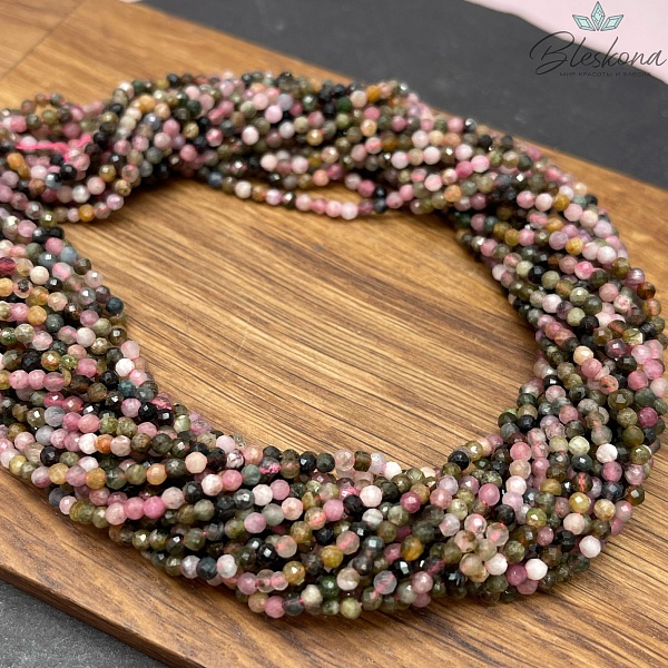 Турмалин алмазная огранка 3 мм