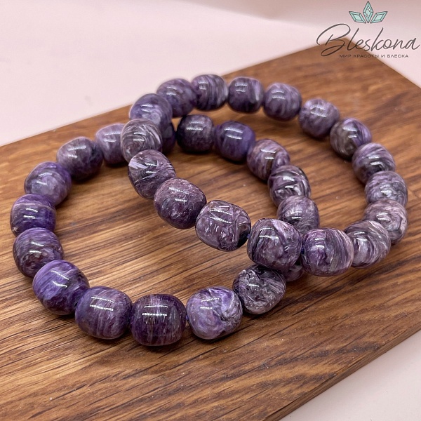 Чароит бочата №2 11*11,5 мм сет 19 см