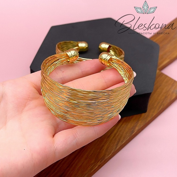 58-63 мм Цвет золото, Основа для браслета №2