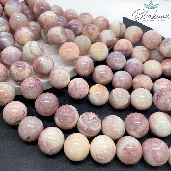 Агат с узором №25 16 мм