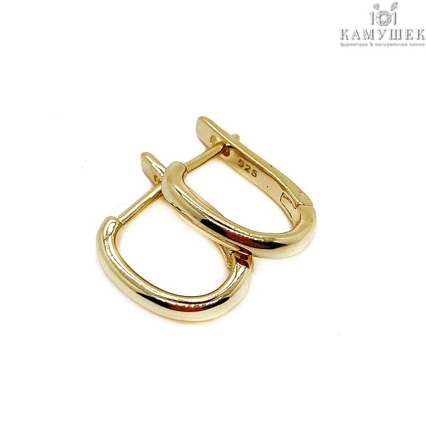 15мм, Цвет золото, Швензы без страз Люкс №27 