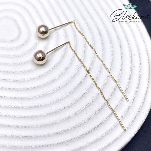 8 мм Цвет золото, Швензы протяжка Люкс