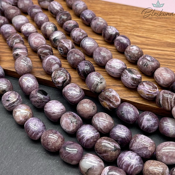 Чароит галтовка (14-15)*(13-13,5) мм