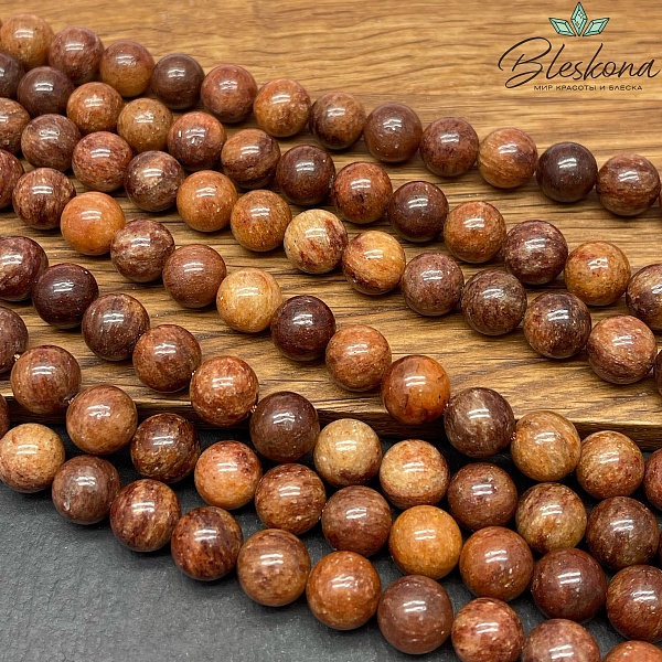 Кварцит коричневый №1 10 мм