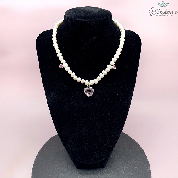 Бюст для украшений черный высота 24см 